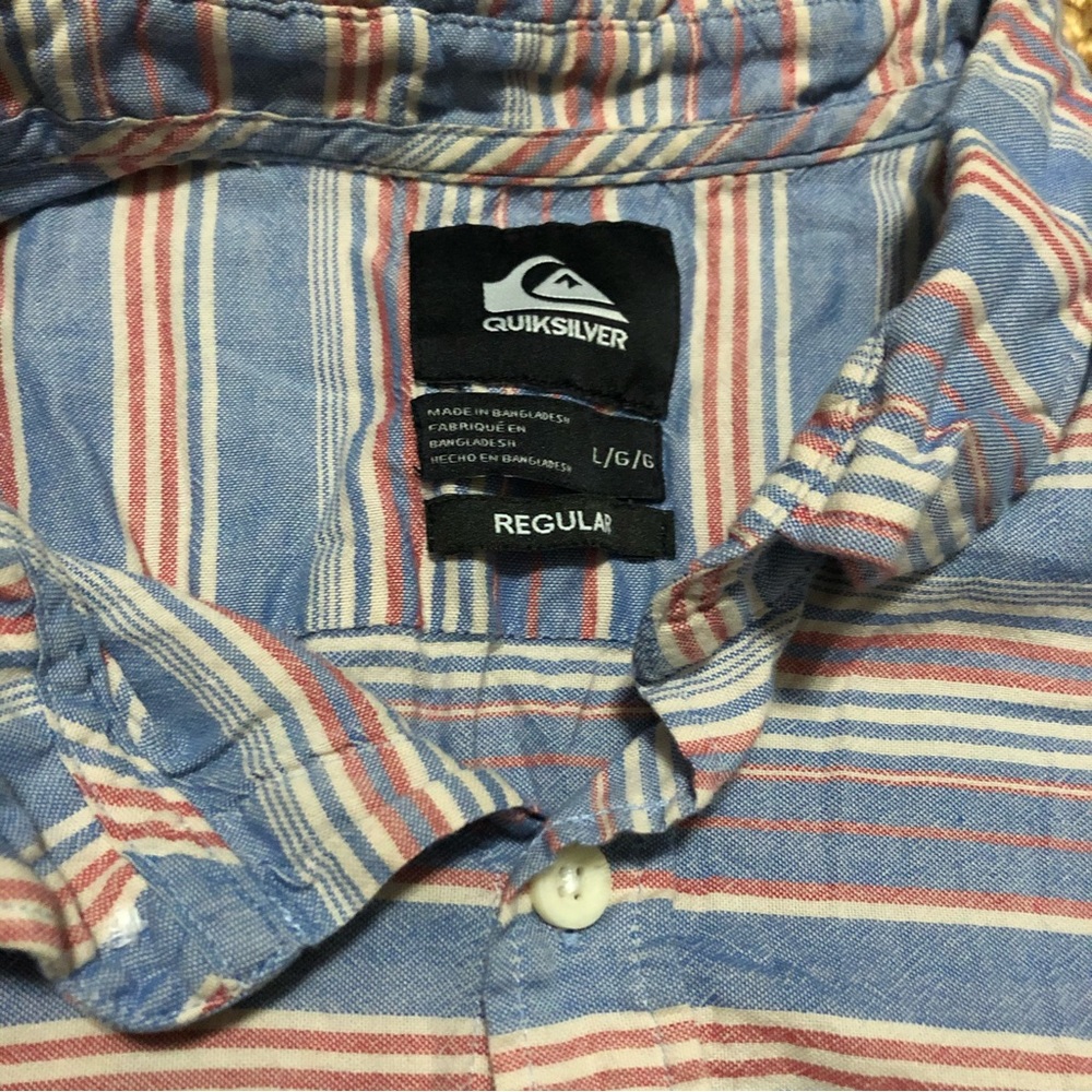 Quicksilver Rifter Stripe Collared Shirt - Picture 5 of 5